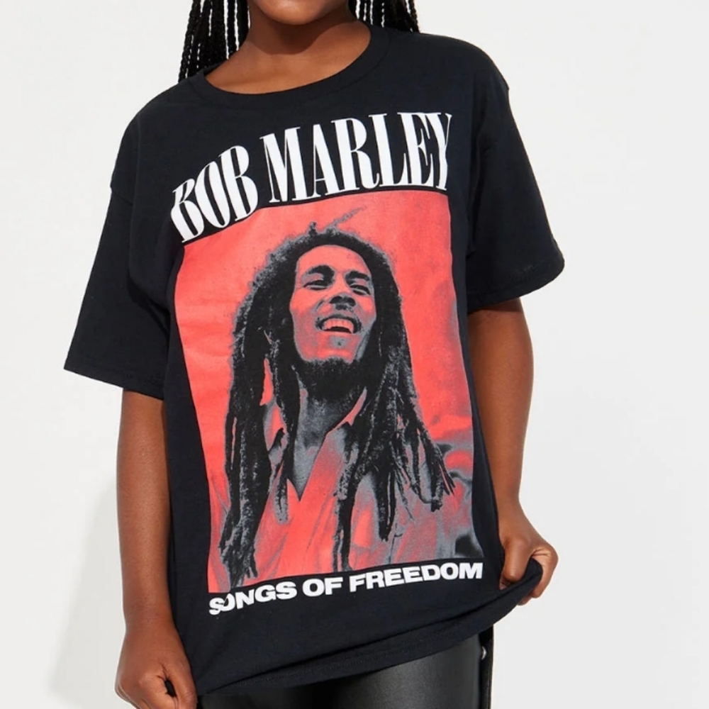 NWOT Unisex Bob Marley Songs of Freedom T-Shirt - Picture 5 of 9